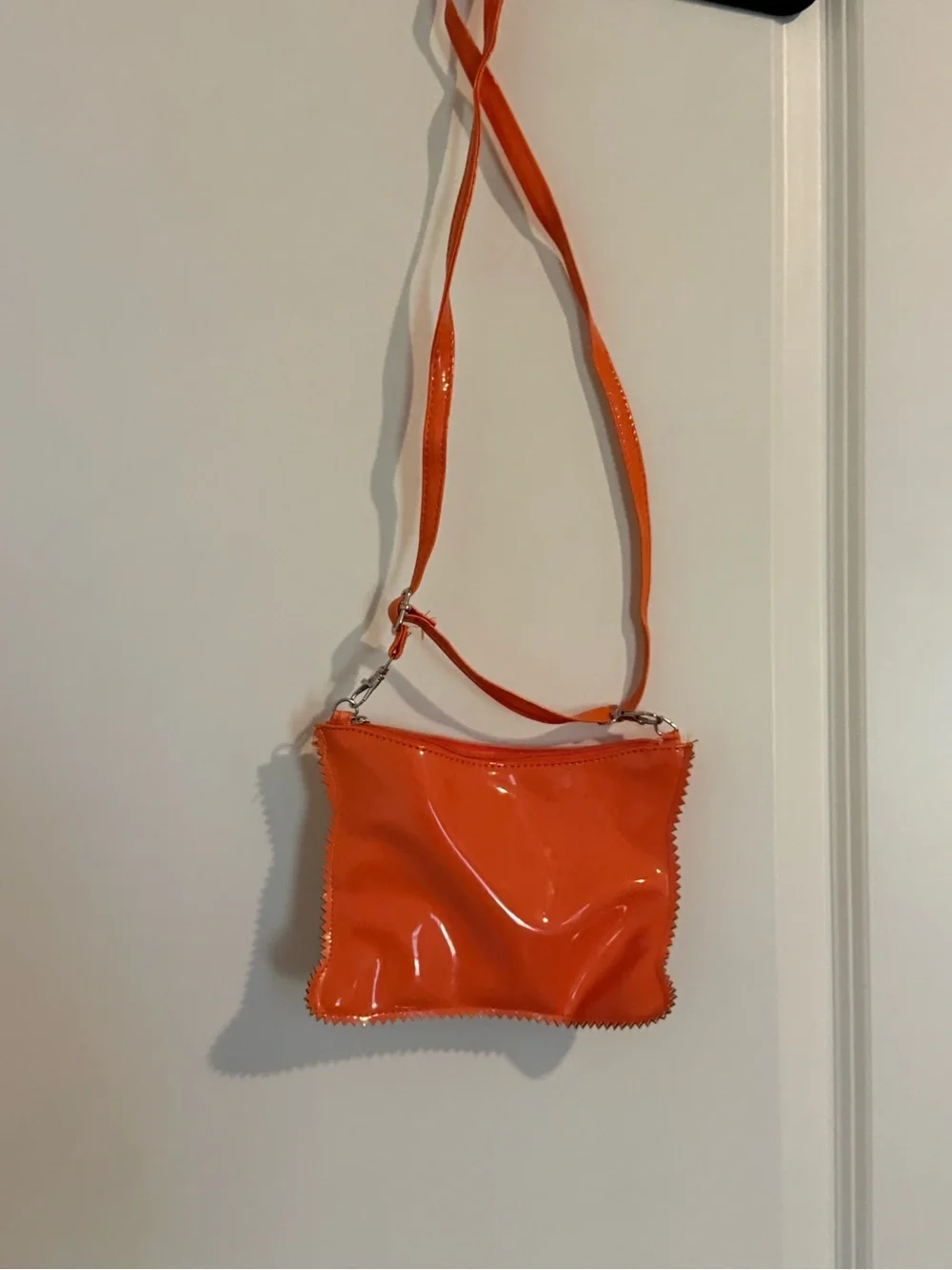 Orange Ramen Noodle Soup Crossbody Bag - Novelty Women’s Shoulder Purse